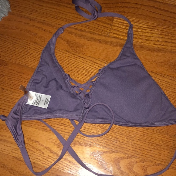 dark purple bikini top - Picture 2 of 3